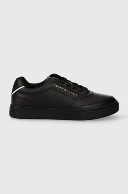 Tommy Hilfiger sneakersy skórzane TH ELEVATED CLASSIC SNEAKER kolor czarny FW0FW07567