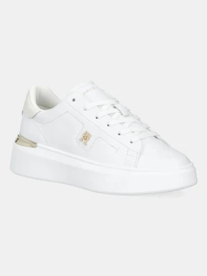 Tommy Hilfiger sneakersy skórzane TH FASHION COURT SNEAKER damskie kolor biały FW0FW08631
