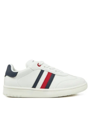 Tommy Hilfiger Sneakersy Stripe Low Cut Lace-Up Sneaker T3X9-33850-1355 M Biały