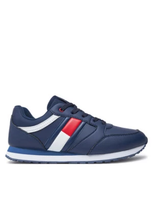 Tommy Hilfiger Sneakersy T3X9-33663-1695 Granatowy