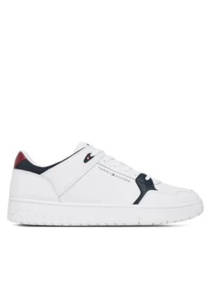 Tommy Hilfiger Sneakersy Th Basket Core Lite Lth Mix FM0FM05518 Biały