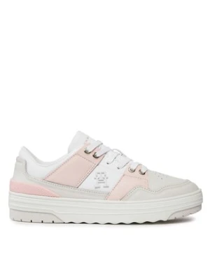 Tommy Hilfiger Sneakersy Th Basket Sneaker Lo FW0FW07756 Szary