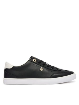Tommy Hilfiger Sneakersy Th Chic Low Profile Vulc FW0FW09104 Czarny