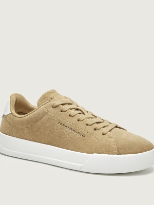 Tommy Hilfiger Sneakersy TH COURT CORE | zamsz beżowy