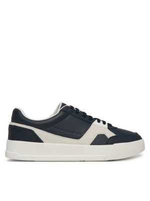 Tommy Hilfiger Sneakersy Th Court Craft Mix FM0FM05654 Granatowy