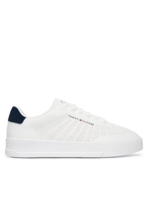 Tommy Hilfiger Sneakersy Th Court Knit FM0FM05823 Biały