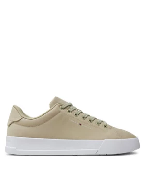 Tommy Hilfiger Sneakersy Th Court X Ventile 1D2 FM0FM05114 Beżowy