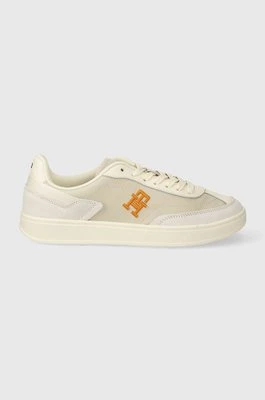 Tommy Hilfiger sneakersy TH HERITAGE COURT SNEAKER kolor beżowy FW0FW07889