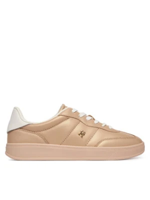Tommy Hilfiger Sneakersy Th Heritage Shiny Sneaker FW0FW09179 Beżowy