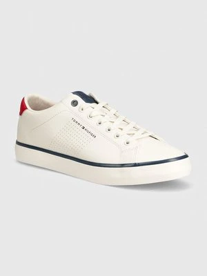 Tommy Hilfiger sneakersy TH HI VULC LOW CORE SEASONAL kolor biały FM0FM05110