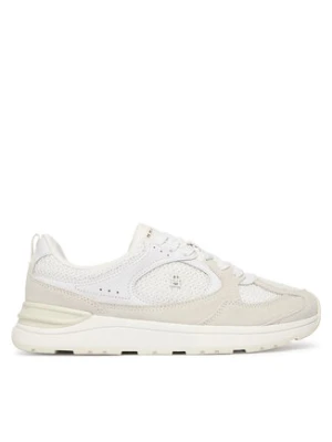 Tommy Hilfiger Sneakersy Th Mix Material Runner FW0FW09306 Biały