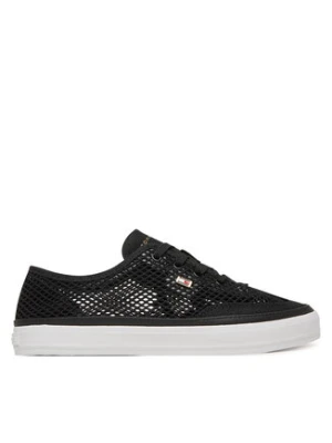 Tommy Hilfiger Sneakersy Th Open Mesh Vulc Sneaker FW0FW08684 Czarny