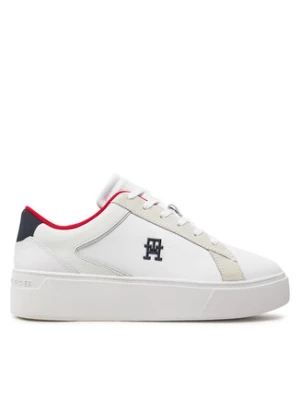 Tommy Hilfiger Sneakersy Th Platform Court Sneaker Nbk FW0FW08210 Biały