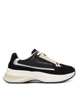 Tommy Hilfiger Sneakersy Th Sporty Chic Runner FW0FW09187 Czarny