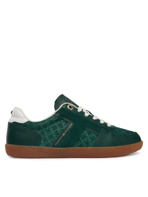 Tommy Hilfiger Sneakersy Th Tribeca Sneaker Monogram FW0FW09691 Zielony