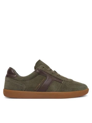 Tommy Hilfiger Sneakersy Th Tribeca Sneaker Suede FM0FM06069 Zielony ciemny