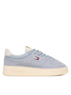 Tommy Hilfiger Sneakersy The Greenwich Edge Max Suede EN0EN02989 Niebieski