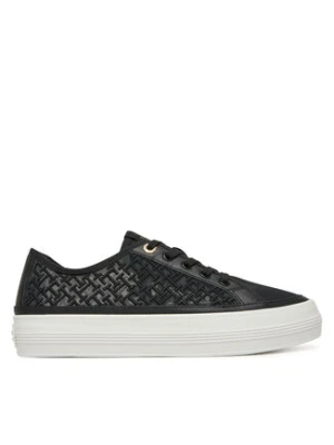 Tommy Hilfiger Sneakersy Vulc Embroidered Sneaker FW0FW08685 Czarny