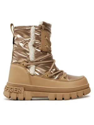 Tommy Hilfiger Śniegowce Fur Boot T3A5-33610-1695 S Beżowy