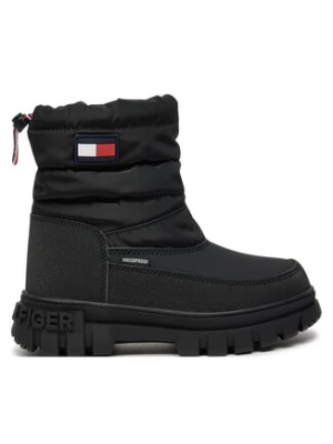 Tommy Hilfiger Śniegowce Fur Boot T3X5-33715-1695 M Czarny