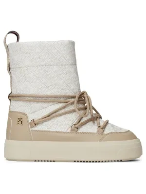 Tommy Hilfiger Śniegowce LACE-UP MONOGRAM SNOWBOOT