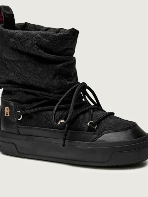 Tommy Hilfiger Śniegowce LACE-UP MONOGRAM SNOWBOOT