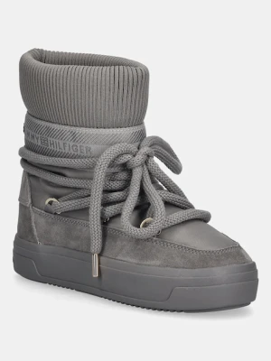 Tommy Hilfiger śniegowce LOGOTAPE SNOWBOOT WARM kolor szary FW0FW08998