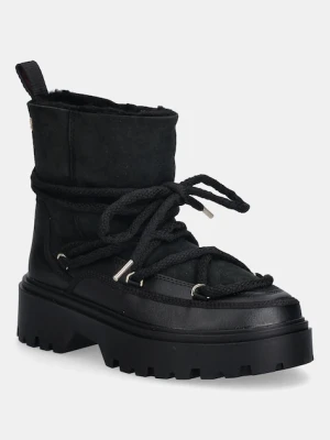 Tommy Hilfiger śniegowce REAL SHEARLING LACEUP