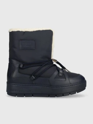 Tommy Hilfiger śniegowce TOMMY ESSENTIAL SNOWBOOT kolor granatowy FW0FW07504