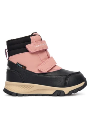 Tommy Hilfiger Śniegowce Velcro Bootie T1A5-34048-1592 M Czarny