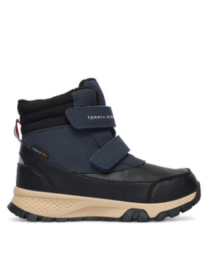 Tommy Hilfiger Śniegowce Velcro Bootie T1X5-34134-1592 S Czarny