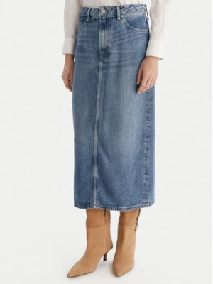 Tommy Hilfiger Spódnica jeansowa WW0WW46503 Niebieski Regular Fit