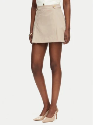 Tommy Hilfiger Spódnica mini WW0WW49649 Beżowy Regular Fit