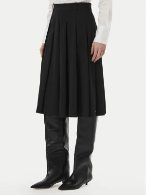 Tommy Hilfiger Spódnica plisowana WW0WW51588 Czarny A-Line Fit