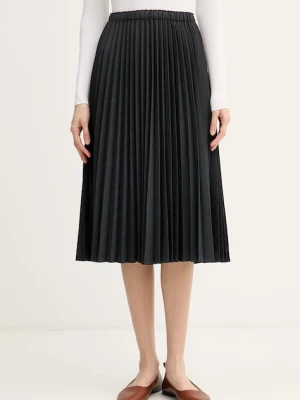Tommy Hilfiger spódnica plisowana z dodatkiem wełny