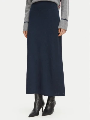 Tommy Hilfiger Spódnica trapezowa WW0WW51969 Granatowy A-Line Fit