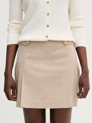 Tommy Hilfiger spódnica z bawełną