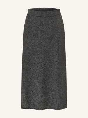Tommy Hilfiger Spódnica Z Dzianiny grau
