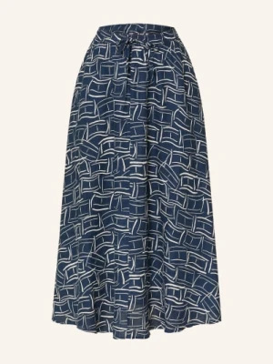 Tommy Hilfiger Spódnica Z Lnu blau