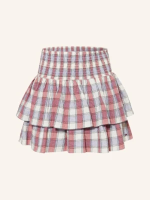 Tommy Hilfiger Spódniczka Z Falbanami lila