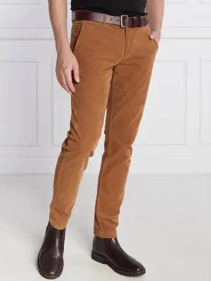 Tommy Hilfiger Spodnie chino BLEECKER CHINO CORDUROY GMD | Slim Fit