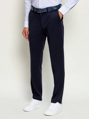 Tommy Hilfiger Spodnie chino | Slim Fit granatowy