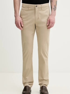 Tommy Hilfiger spodnie chinos męskie bawełniane z elastanem beżowy