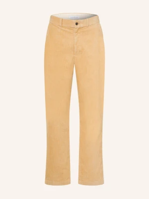 Tommy Hilfiger Spodnie Cordchino Dover O Regularnym, Prostym Kroju beige