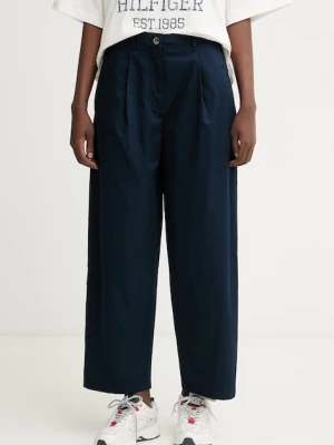 Tommy Hilfiger spodnie damskie bawełniane