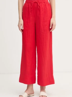 Tommy Hilfiger spodnie damskie lniane