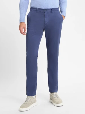 Tommy Hilfiger Spodnie - Denton Mężczyźni Bawełna niebieski jednolity,