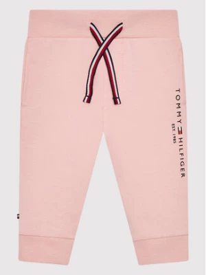 Tommy Hilfiger Spodnie dresowe Baby Essential KN0KN01281 Różowy Regular Fit