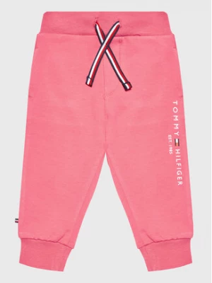 Tommy Hilfiger Spodnie dresowe Baby Essential KN0KN01281 Różowy Regular Fit