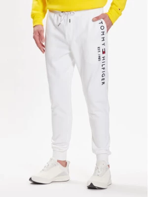 Tommy Hilfiger Spodnie dresowe Basic Branded MW0MW08388 Biały Regular Fit